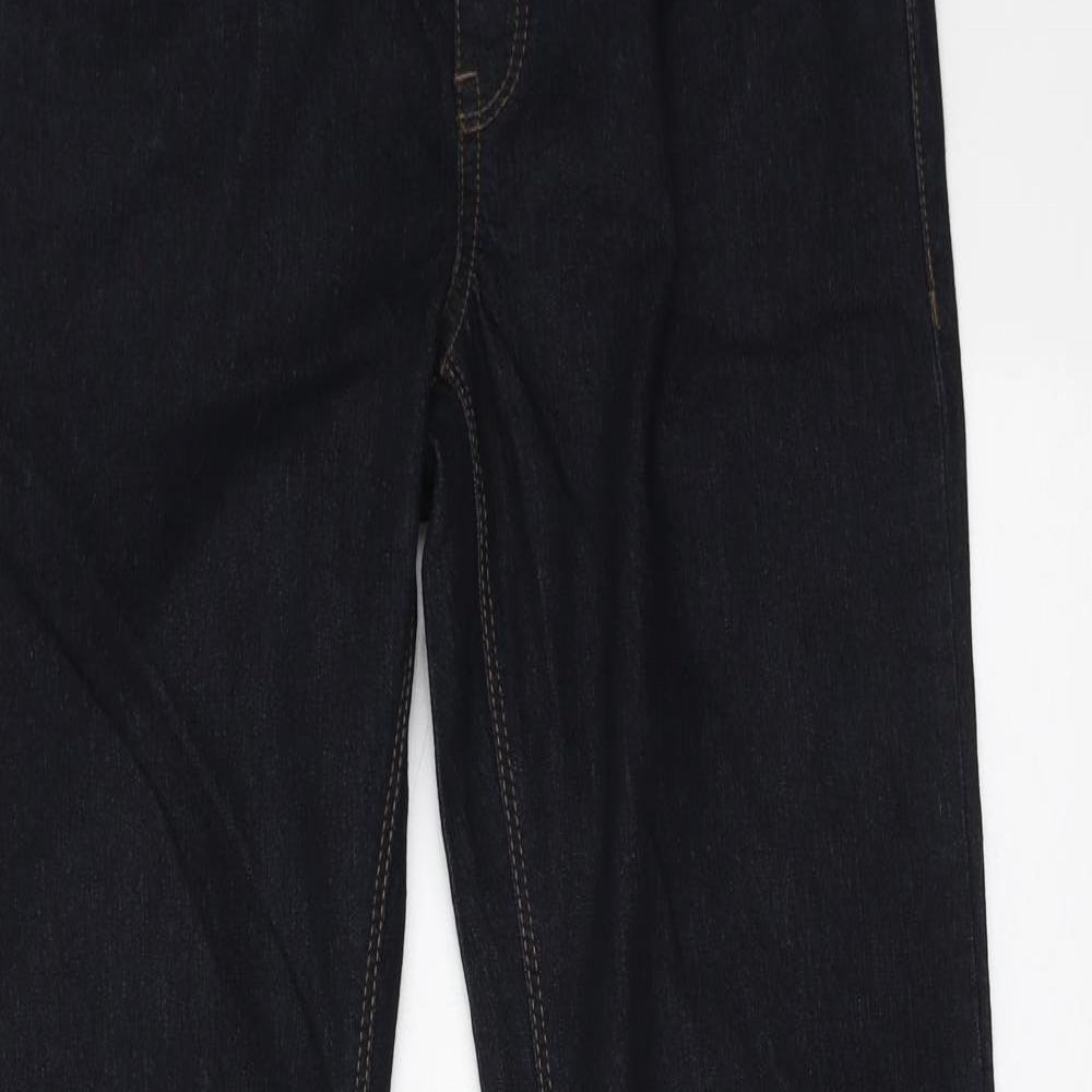New Look Maternity Womens Blue Cotton Bootcut Jeans Size 8 L32 in Regular
