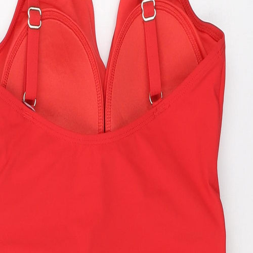 F&F Womens Red Nylon One Piece Size 12