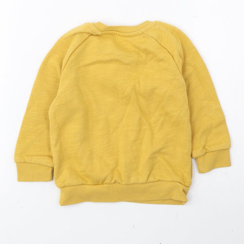 Atmosphere Baby Yellow Cotton Pullover Jumper Size 12-18 Months Pullover
