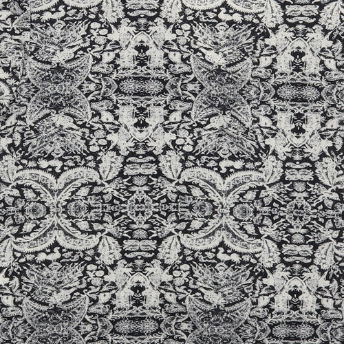 H&M Womens Grey Paisley Polyester Basic Blouse Size 8 Round Neck