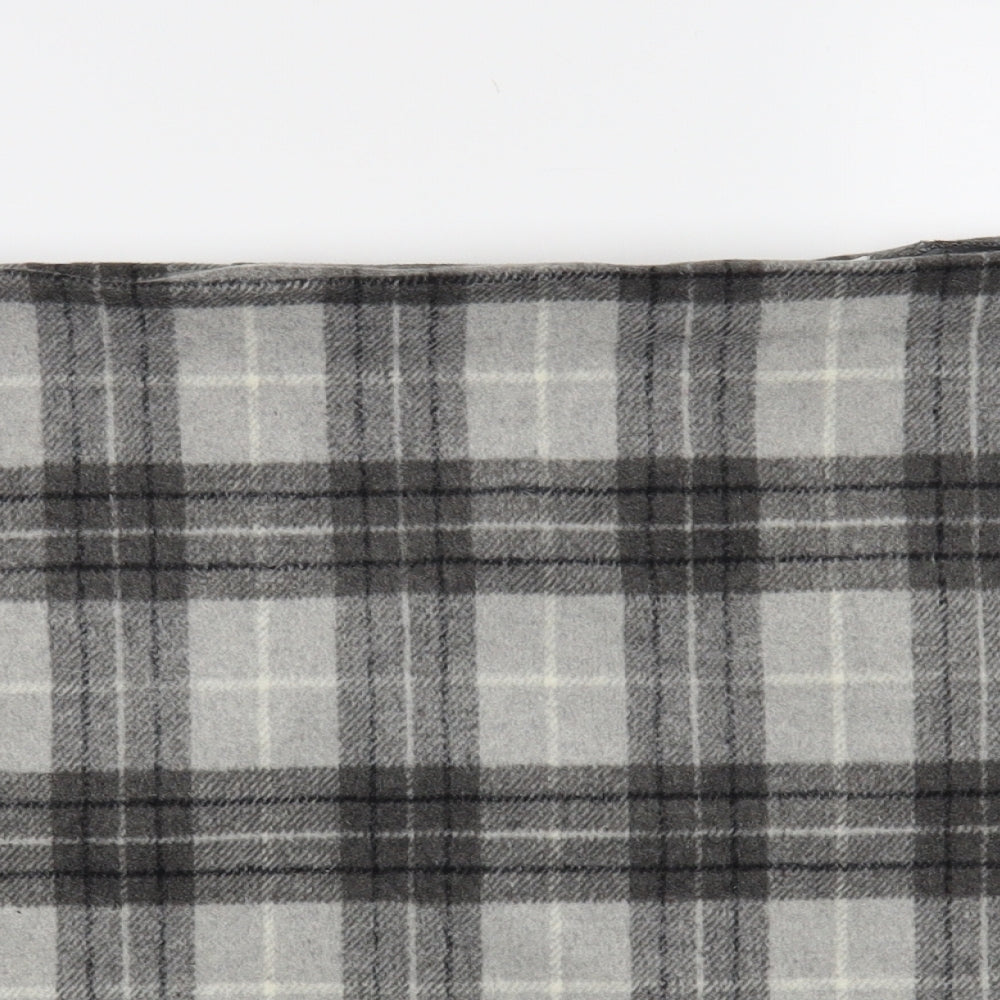 Primark Womens Grey Plaid Acrylic Mini Skirt Size 16 Zip