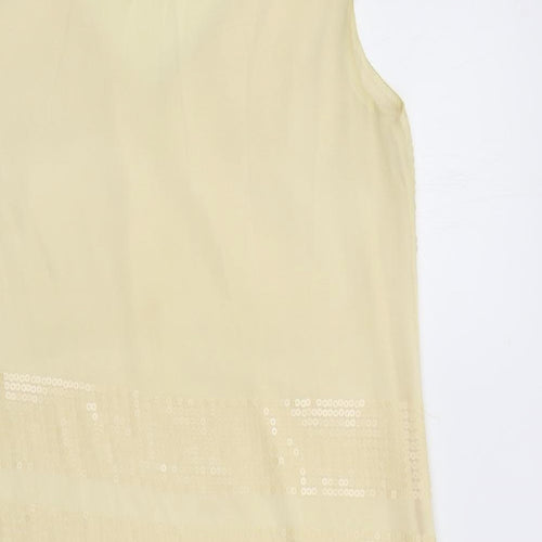 Warehouse Womens Multicoloured Colourblock Polyester Shift Size 14 V-Neck Pullover
