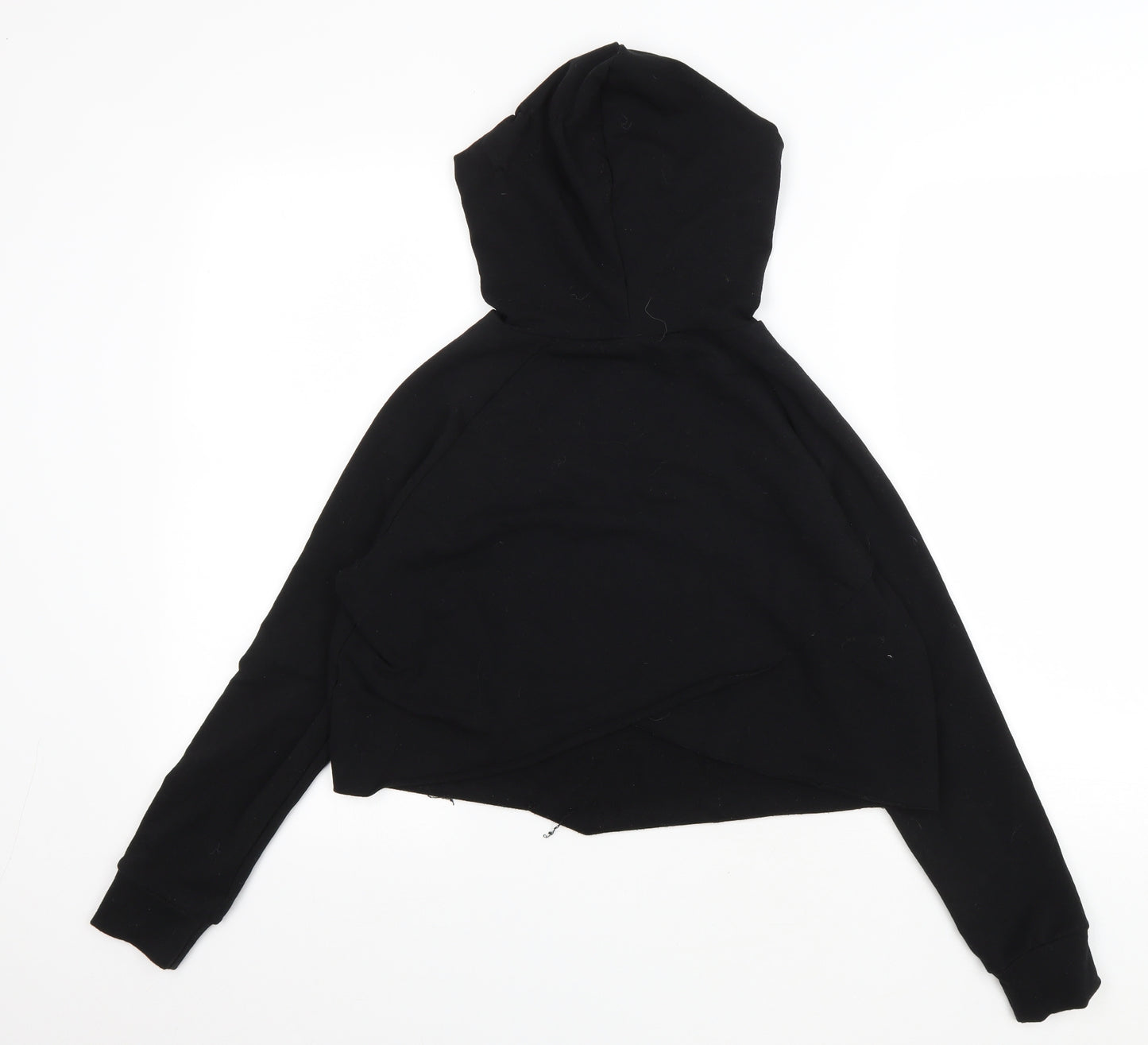 Barbell Warrior Womens Black Cotton Pullover Hoodie Size S Pullover - Logo