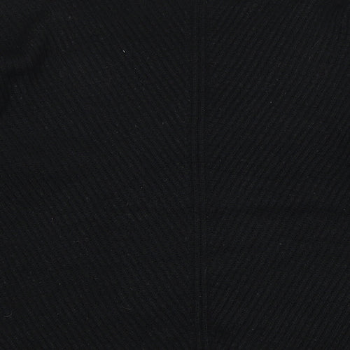 Primark Womens Black Mock Neck Acrylic Pullover Jumper Size 12