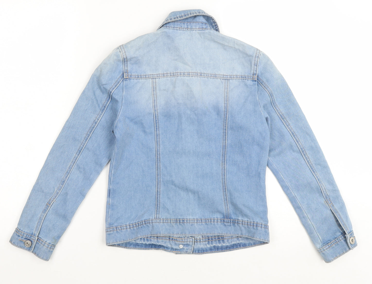 George Girls Blue Jacket Size 10-11 Years Button