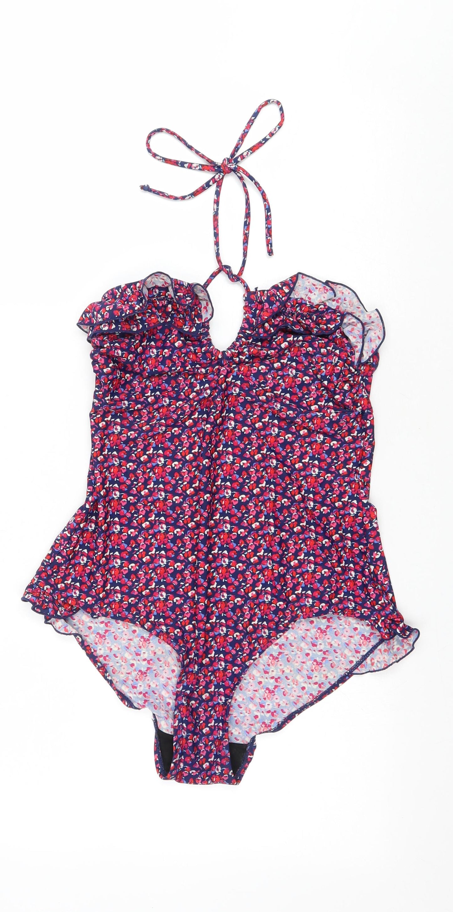 F&F Womens Multicoloured Floral Nylon One Piece Size 14
