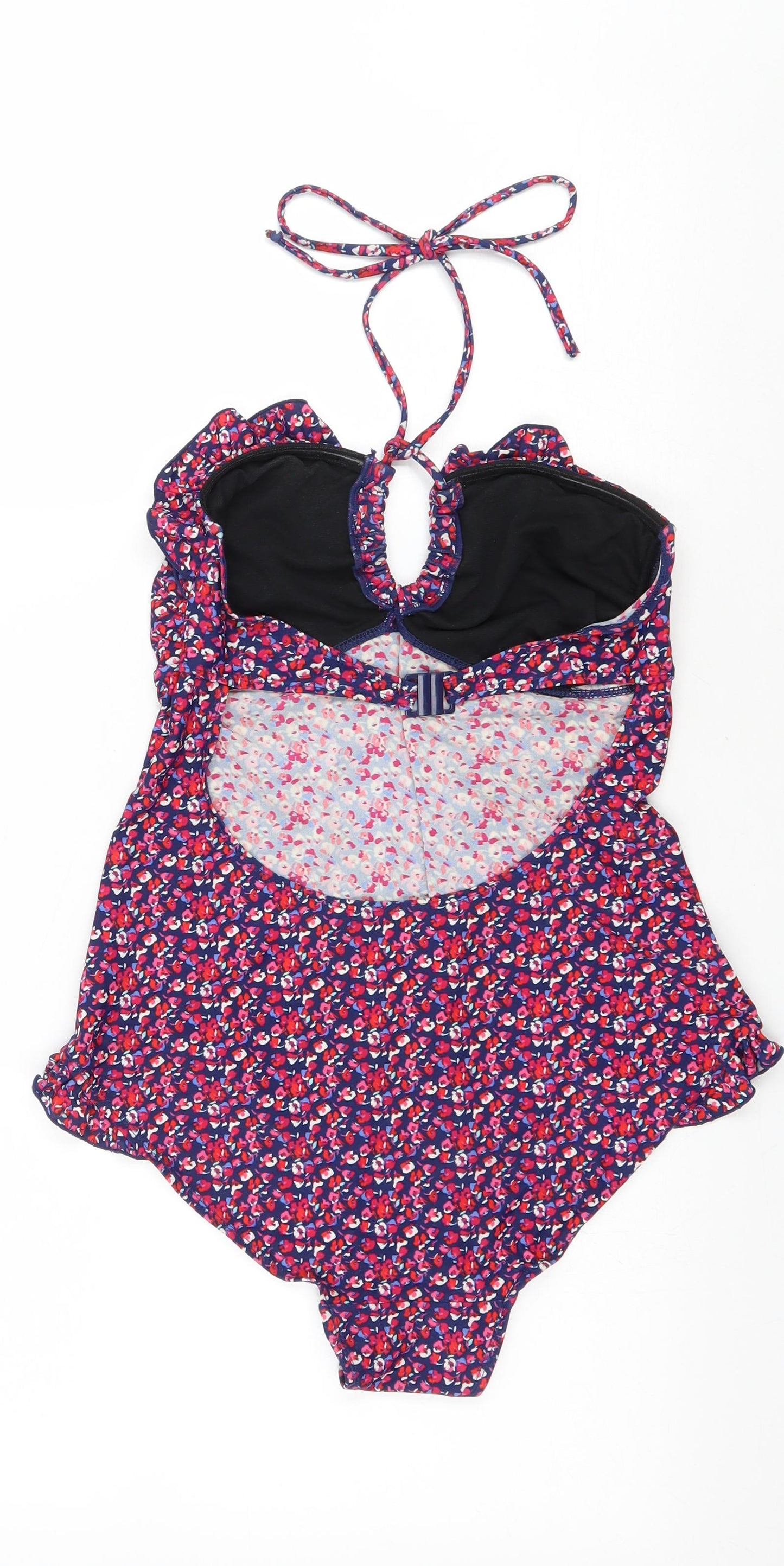 F&F Womens Multicoloured Floral Nylon One Piece Size 14