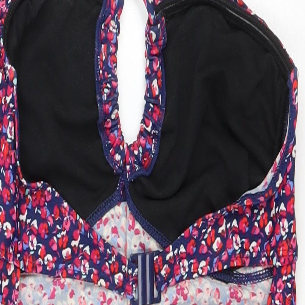 F&F Womens Multicoloured Floral Nylon One Piece Size 14