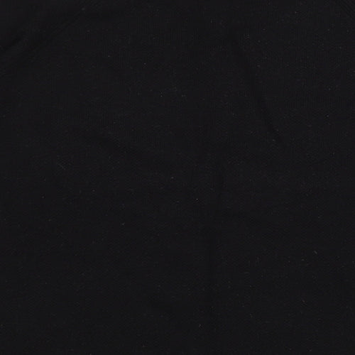 Gap Mens Black V-Neck Nylon Pullover Jumper Size S