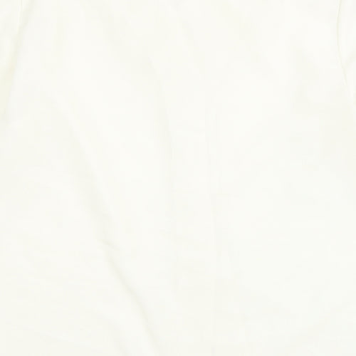 The Pearl Collection Womens Ivory Polyester Basic Button-Up Size 18 Collared - Lace Detail
