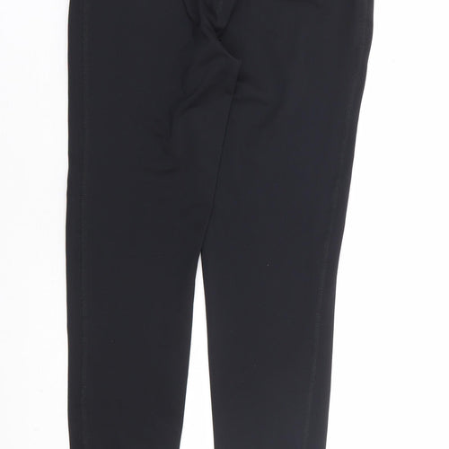 NEXT Womens Black Polyester Capri Leggings Size 10 L27 in Regular Pullover