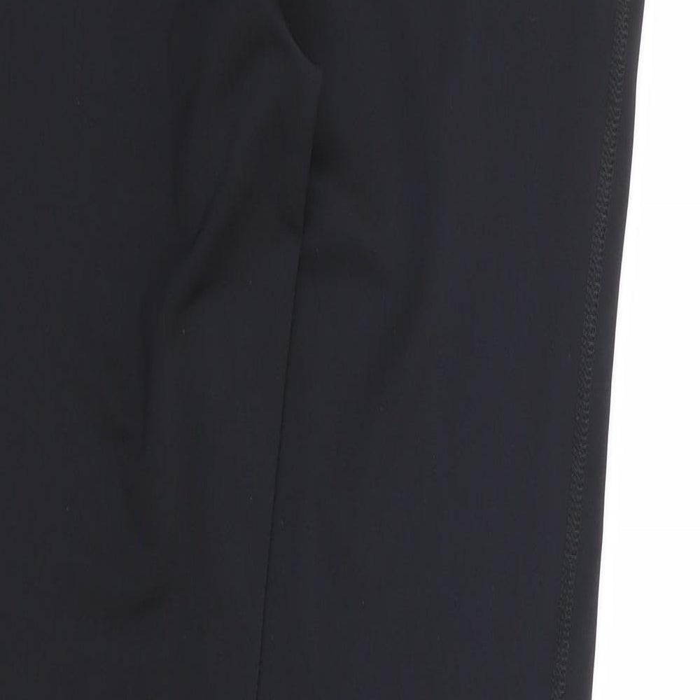 NEXT Womens Black Polyester Capri Leggings Size 10 L27 in Regular Pullover