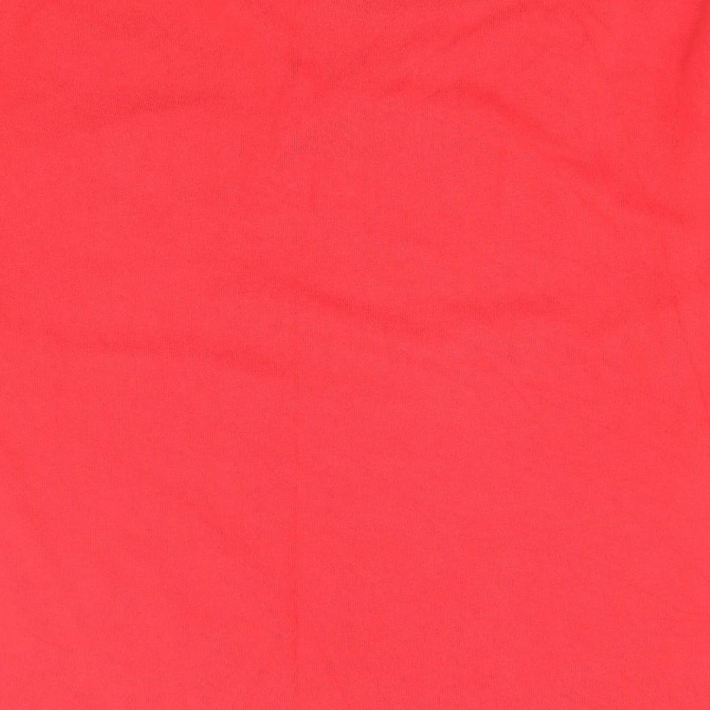 Cotton Traders Mens Red 100% Cotton Polo Size L Collared Button - Wales Rugby