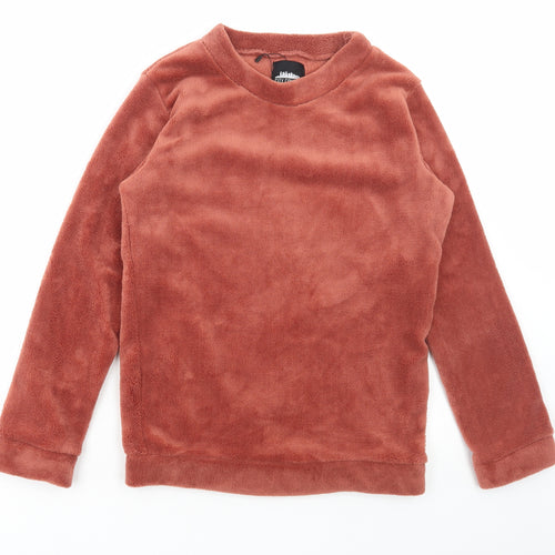 City Comfort Womens Pink Polyester Pullover Sweatshirt Size S Pullover