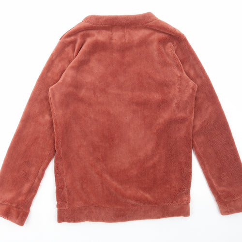 City Comfort Womens Pink Polyester Pullover Sweatshirt Size S Pullover