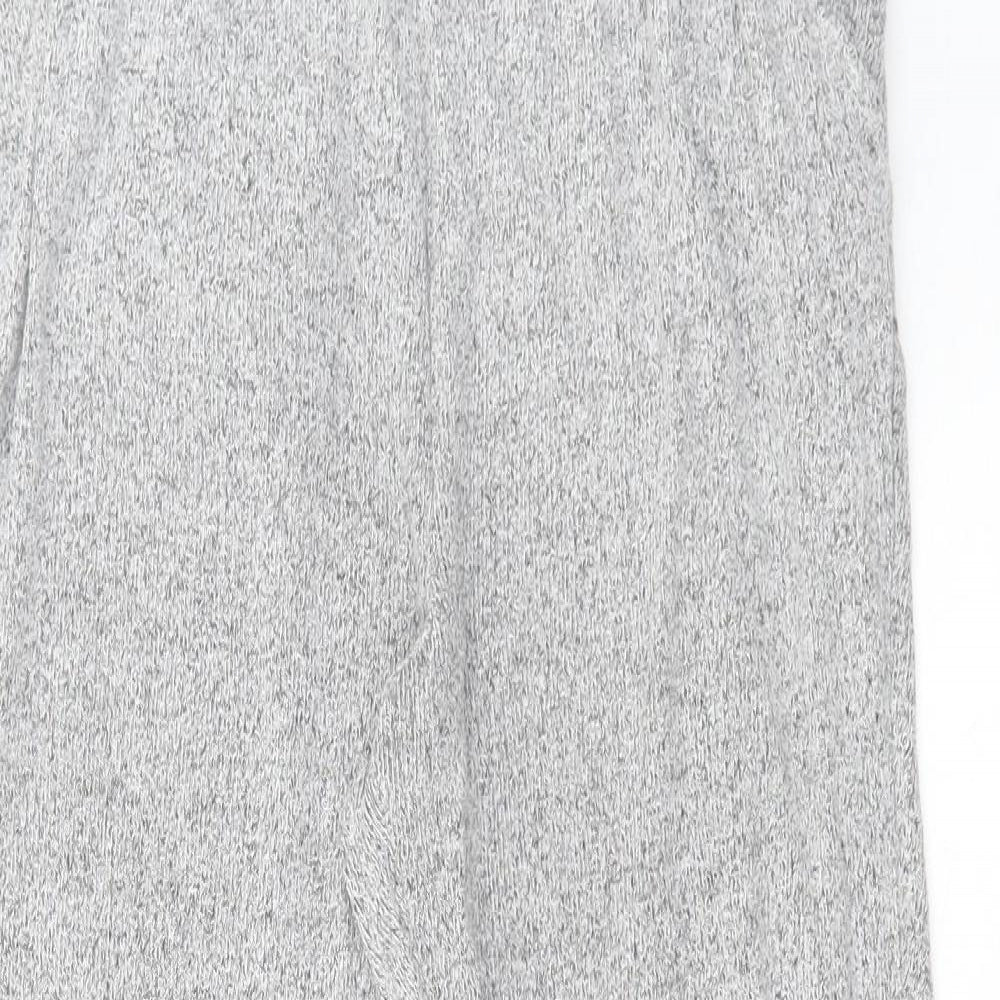 F&F Womens Grey Viscose Jogger Trousers Size 12 L29 in Regular Drawstring