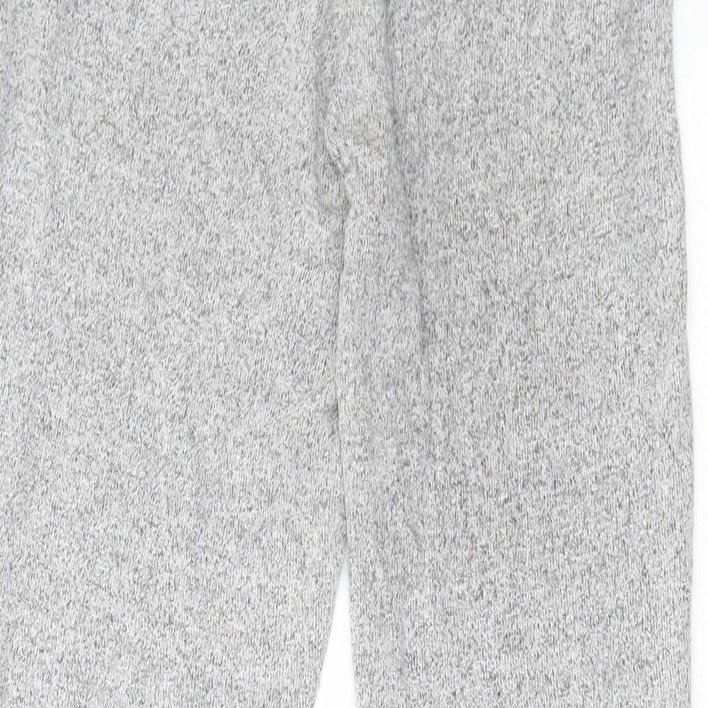 F&F Womens Grey Viscose Jogger Trousers Size 12 L29 in Regular Drawstring