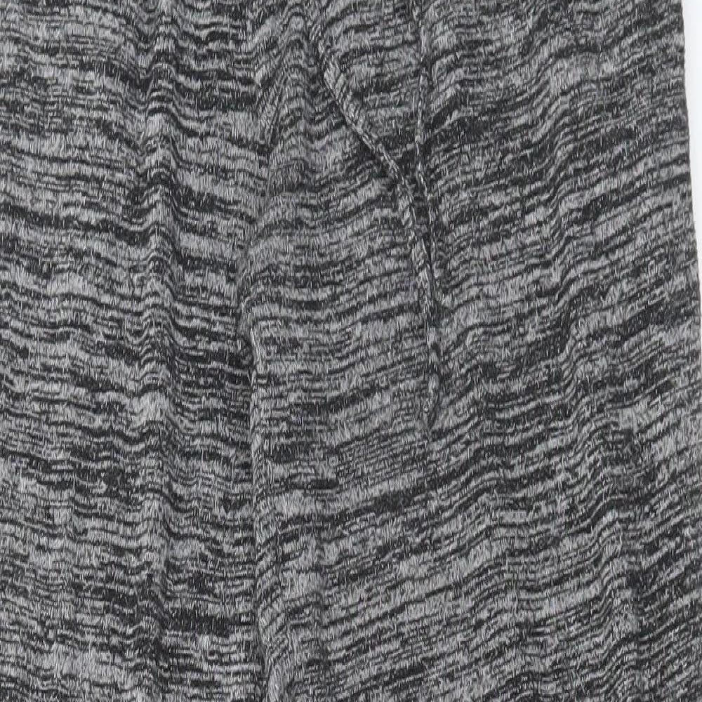 Primark Womens Grey Polyester Jogger Trousers Size M L30 in Regular Drawstring