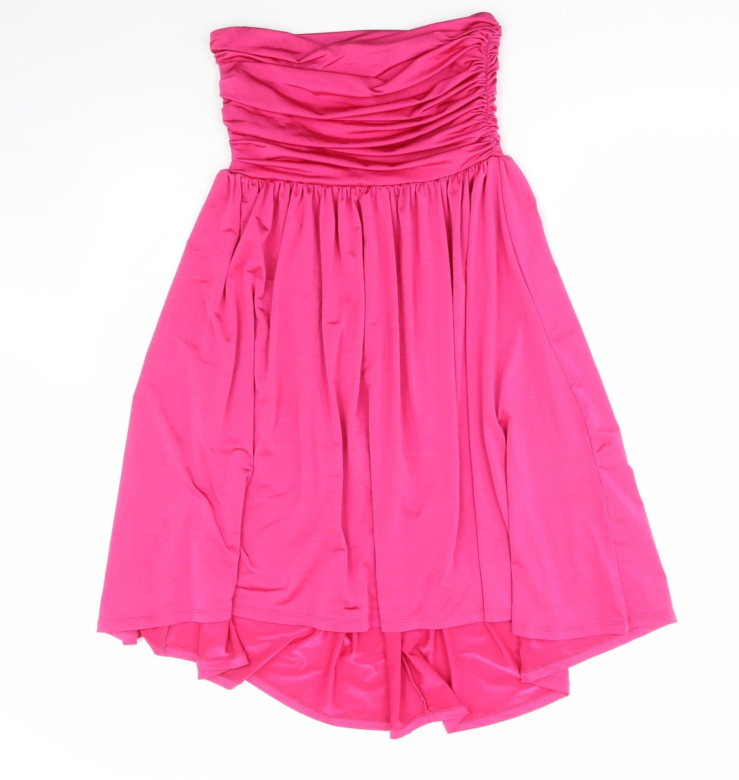 South Womens Pink Polyester A-Line Size 12 Off the Shoulder Pullover