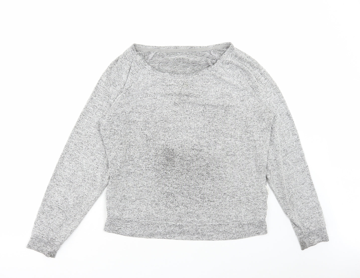 Primark Womens Grey Boat Neck Viscose Pullover Jumper Size M