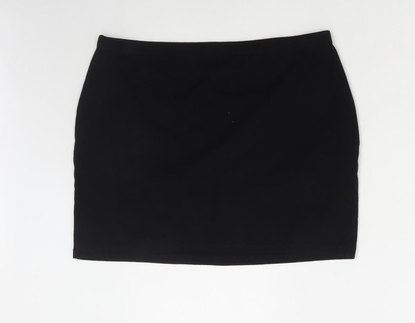 Atmosphere Womens Black Cotton Mini Skirt Size 18