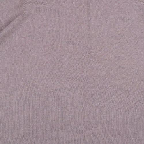 Tigi-Wear Plus Womens Purple V-Neck Wool Pullover Jumper Size 22