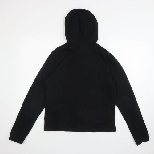 Nike Boys Black Colourblock Cotton Full Zip Hoodie Size XL Zip