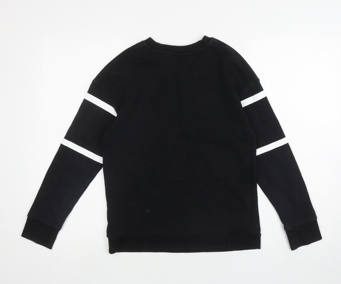 H&M Boys Black Cotton Pullover Sweatshirt Size 12 Years Pullover - Together