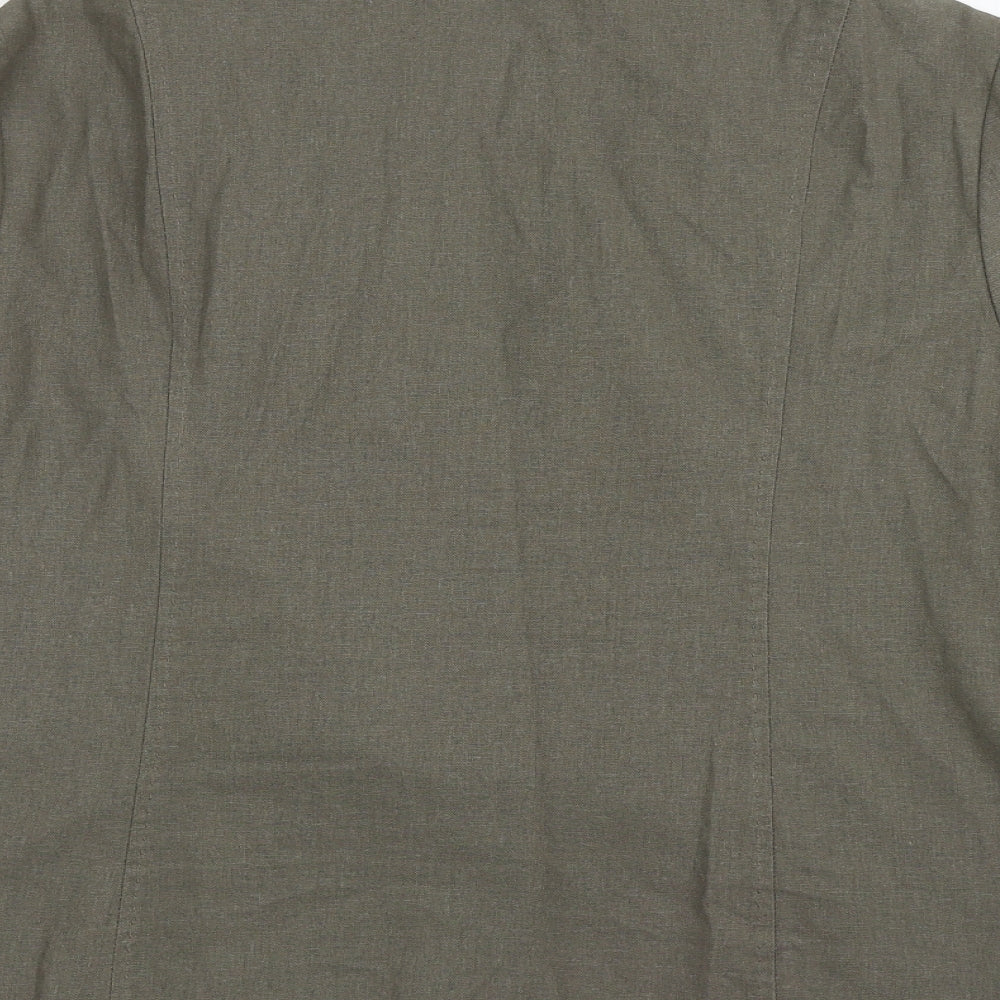 EWM Womens Green Jacket Size 22 Button