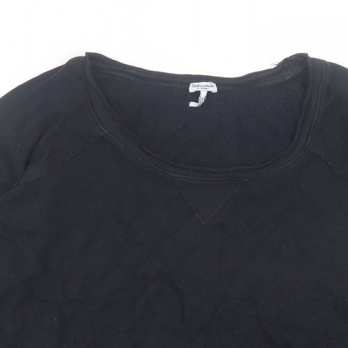 Splendid Womens Blue Scoop Neck Cotton Pullover Jumper Size XS
