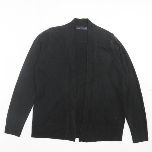 Marks and Spencer Womens Black V-Neck Acrylic Cardigan Jumper Size M