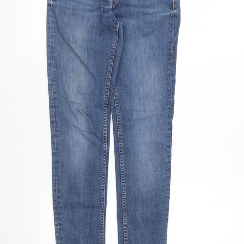 FC Jeans Womens Blue Cotton Skinny Jeans Size 6 L28 in Regular Button