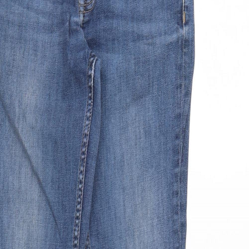 FC Jeans Womens Blue Cotton Skinny Jeans Size 6 L28 in Regular Button