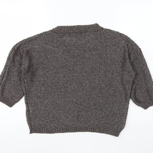 Atmosphere Womens Brown Round Neck Acrylic Pullover Jumper Size 14