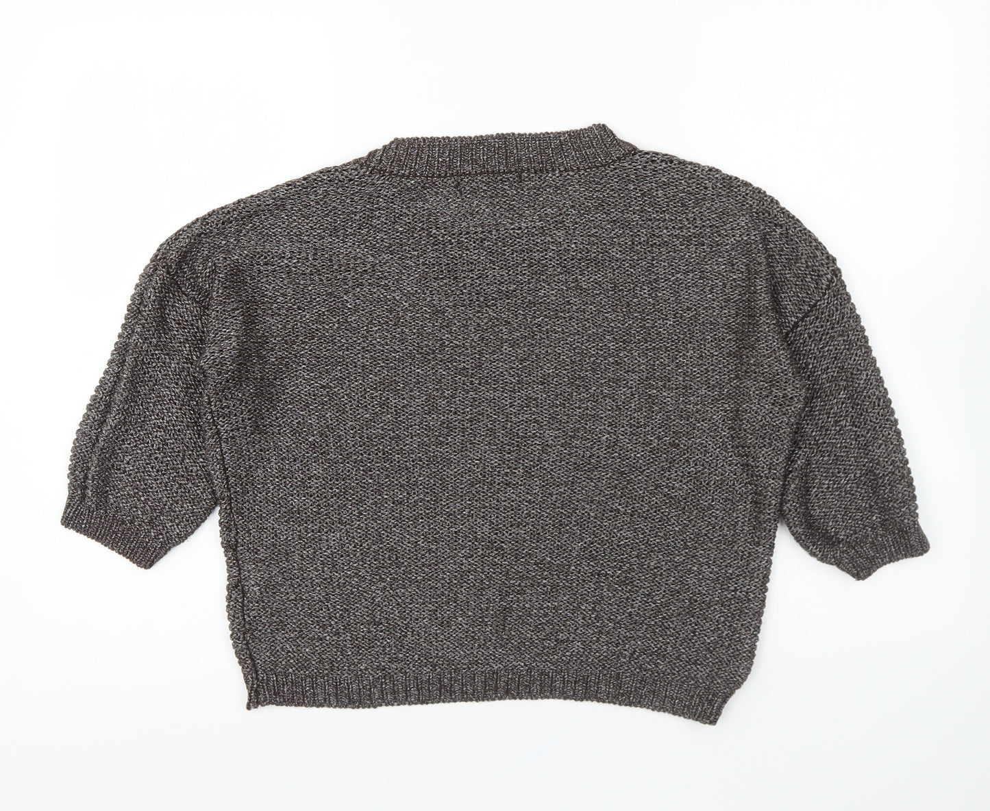 Atmosphere Womens Brown Round Neck Acrylic Pullover Jumper Size 14