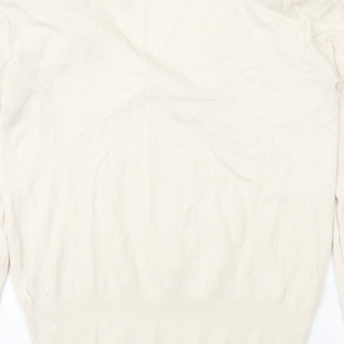 Atmosphere Womens Beige Scoop Neck Viscose Pullover Jumper Size 14