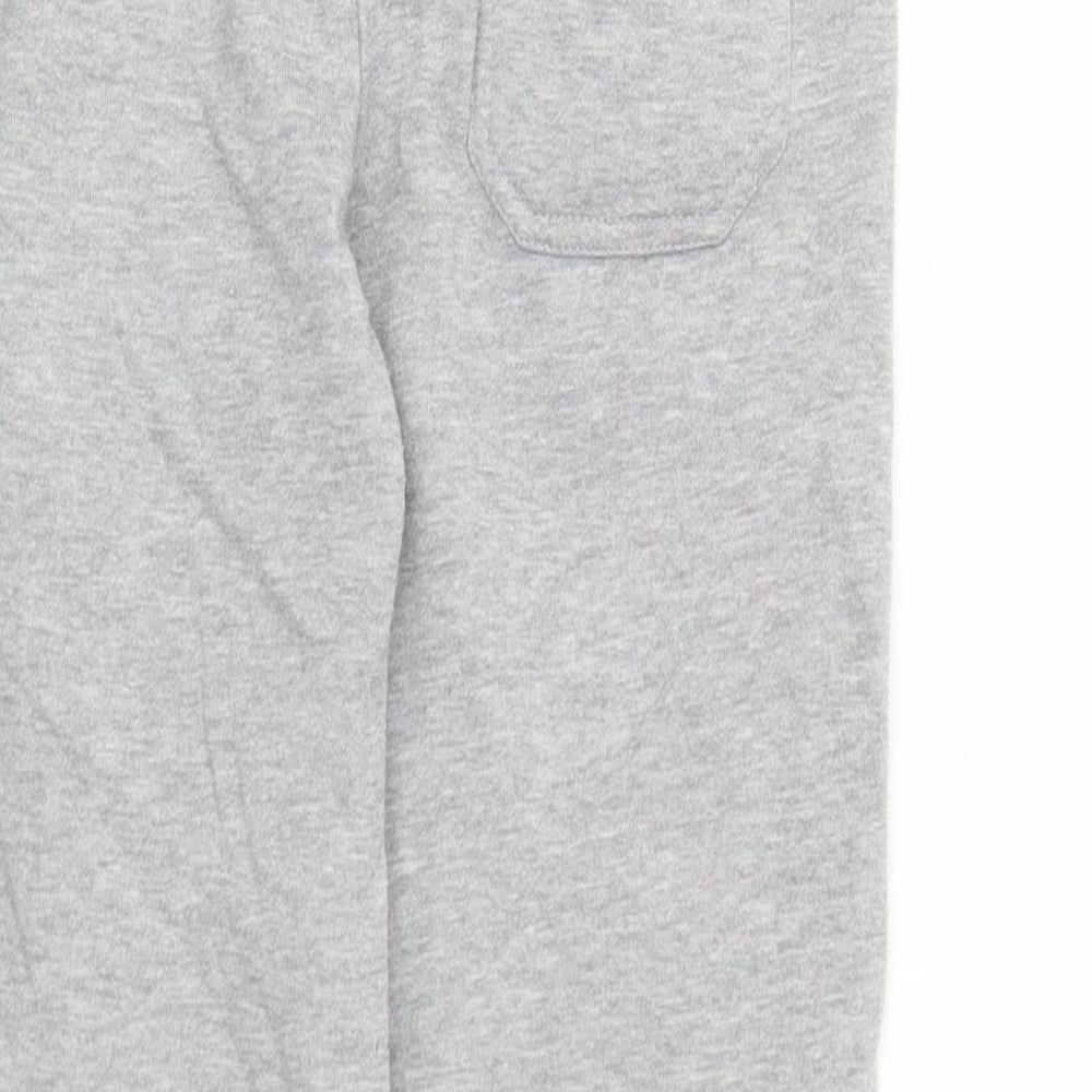 McKenzie Girls Grey Cotton Jogger Trousers Size 10-11 Years Regular Drawstring