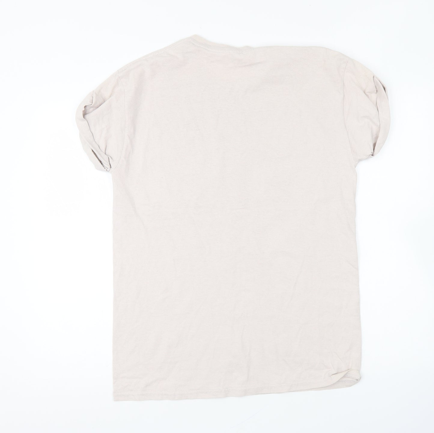 River Island Womens Pink Cotton Basic T-Shirt Size 10 Round Neck - Fashionably Late