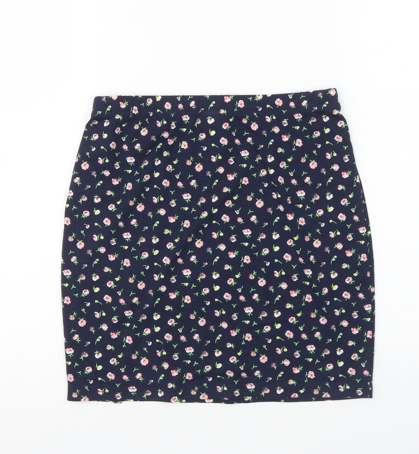 SheIn Womens Multicoloured Floral Polyester Mini Skirt Size S