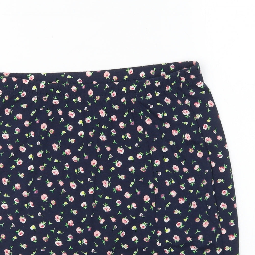 SheIn Womens Multicoloured Floral Polyester Mini Skirt Size S