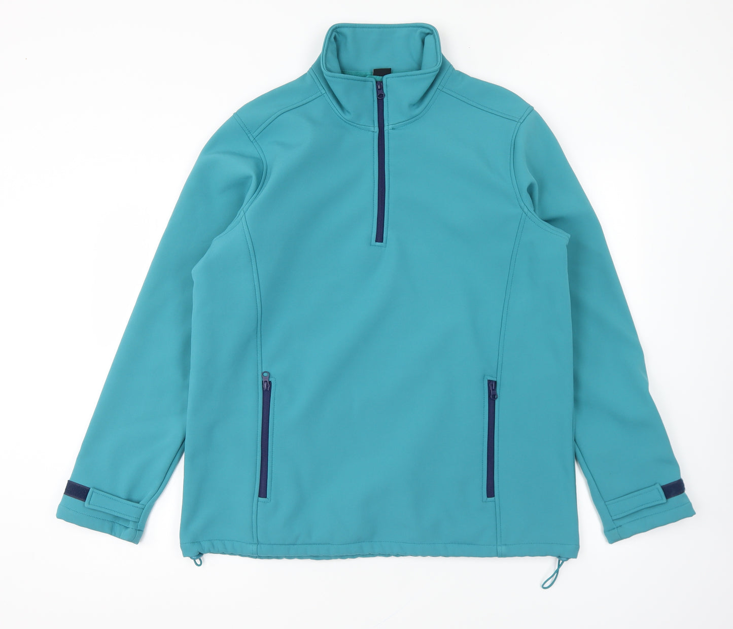 Cotton Traders Womens Blue Jacket Coat Size M Zip