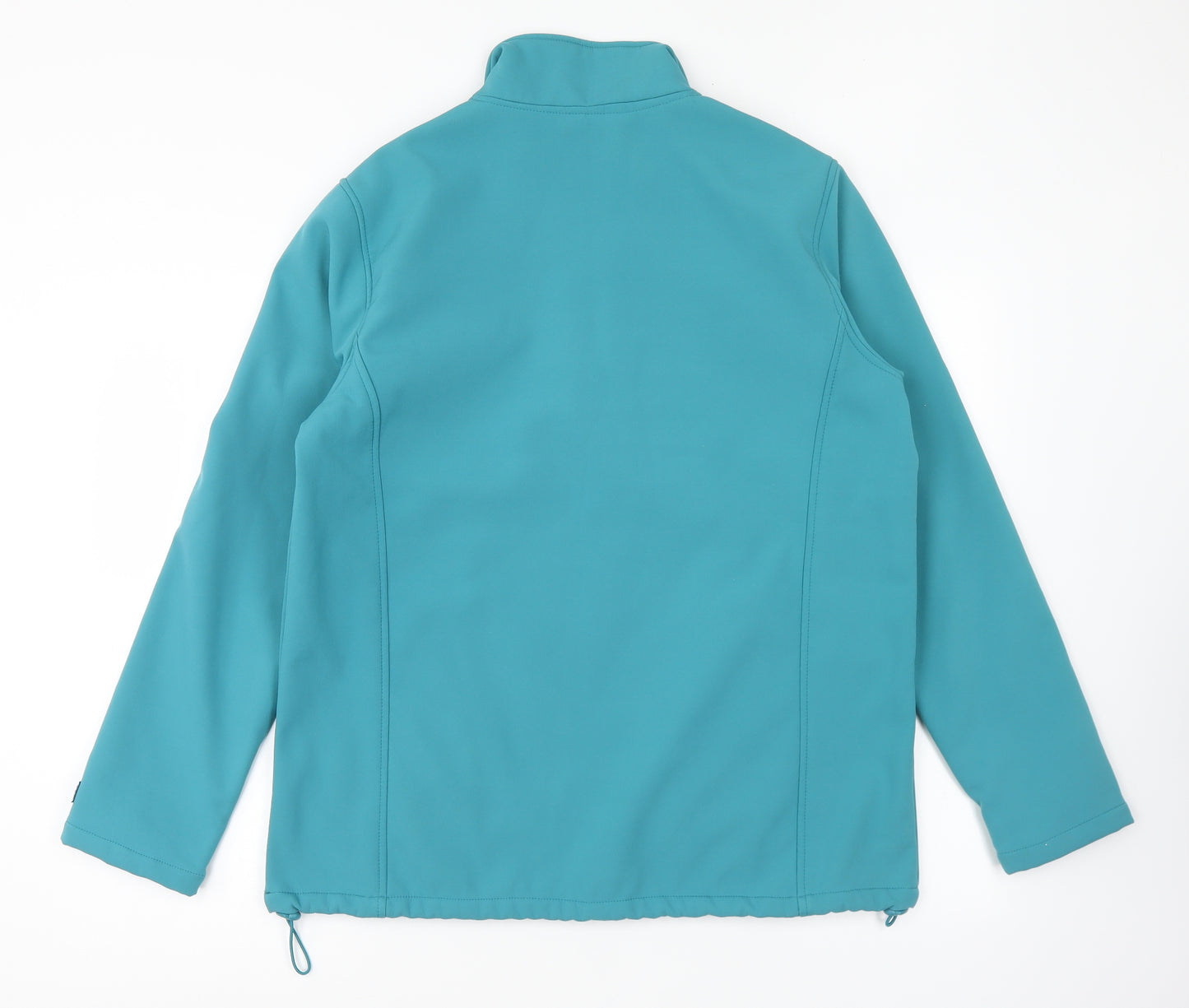 Cotton Traders Womens Blue Jacket Coat Size M Zip