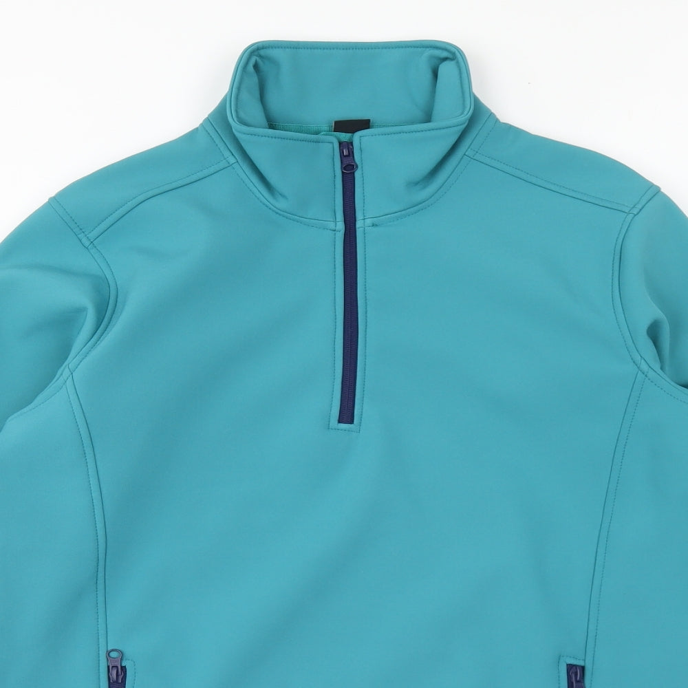 Cotton Traders Womens Blue Jacket Coat Size M Zip