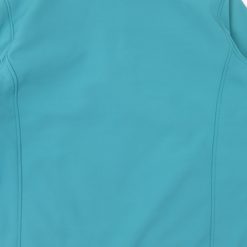 Cotton Traders Womens Blue Jacket Coat Size M Zip
