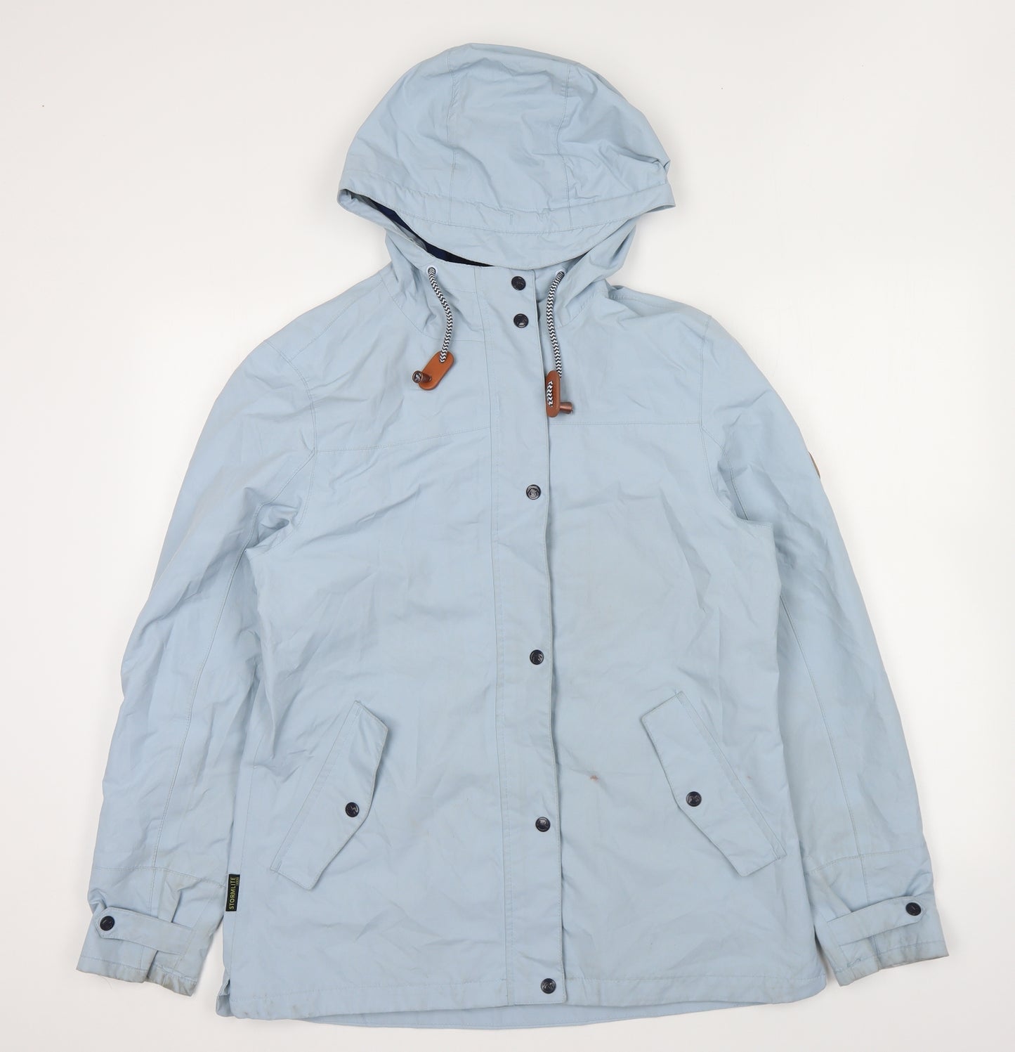 Gelert Womens Blue Rain Coat Coat Size 12 Zip