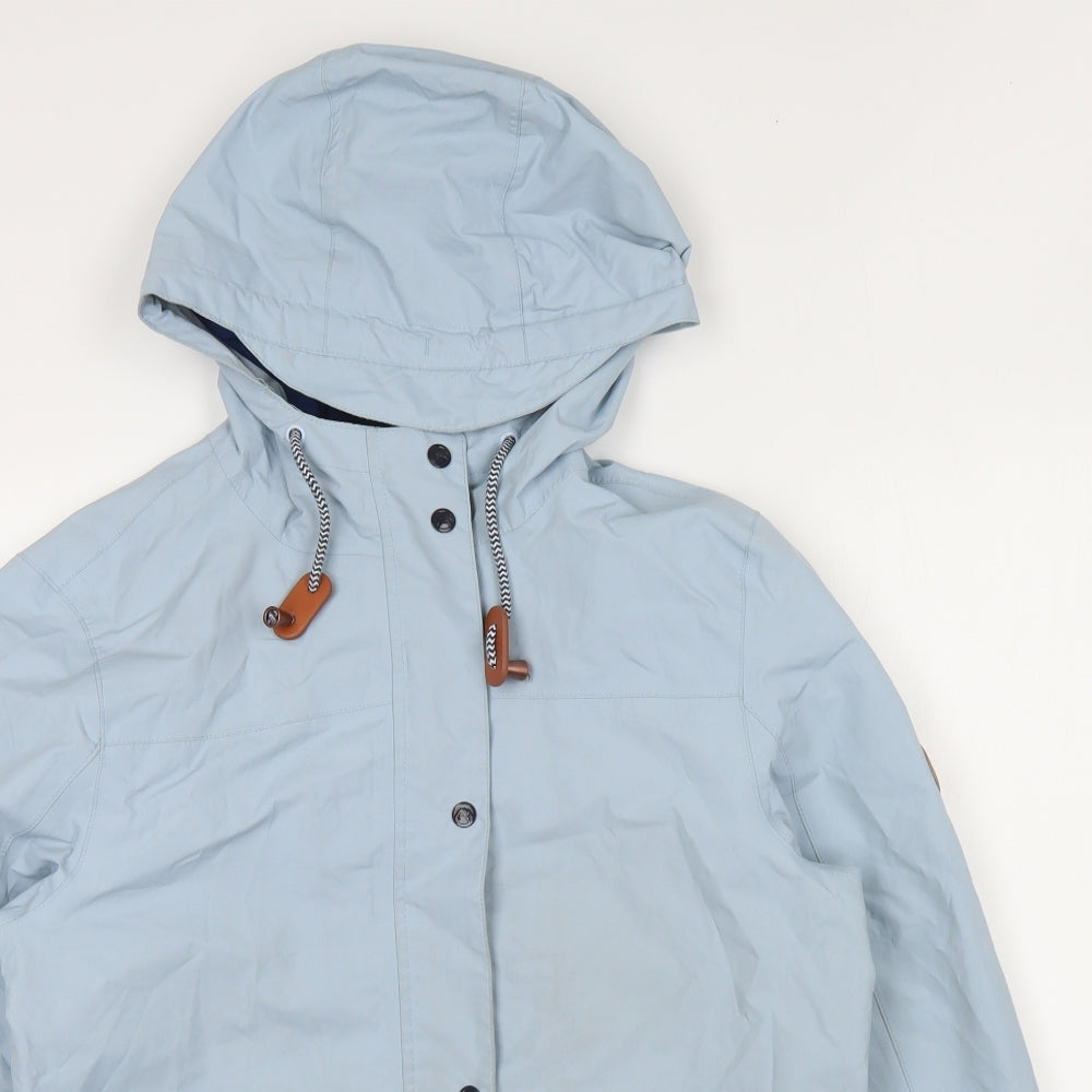 Gelert Womens Blue Rain Coat Coat Size 12 Zip