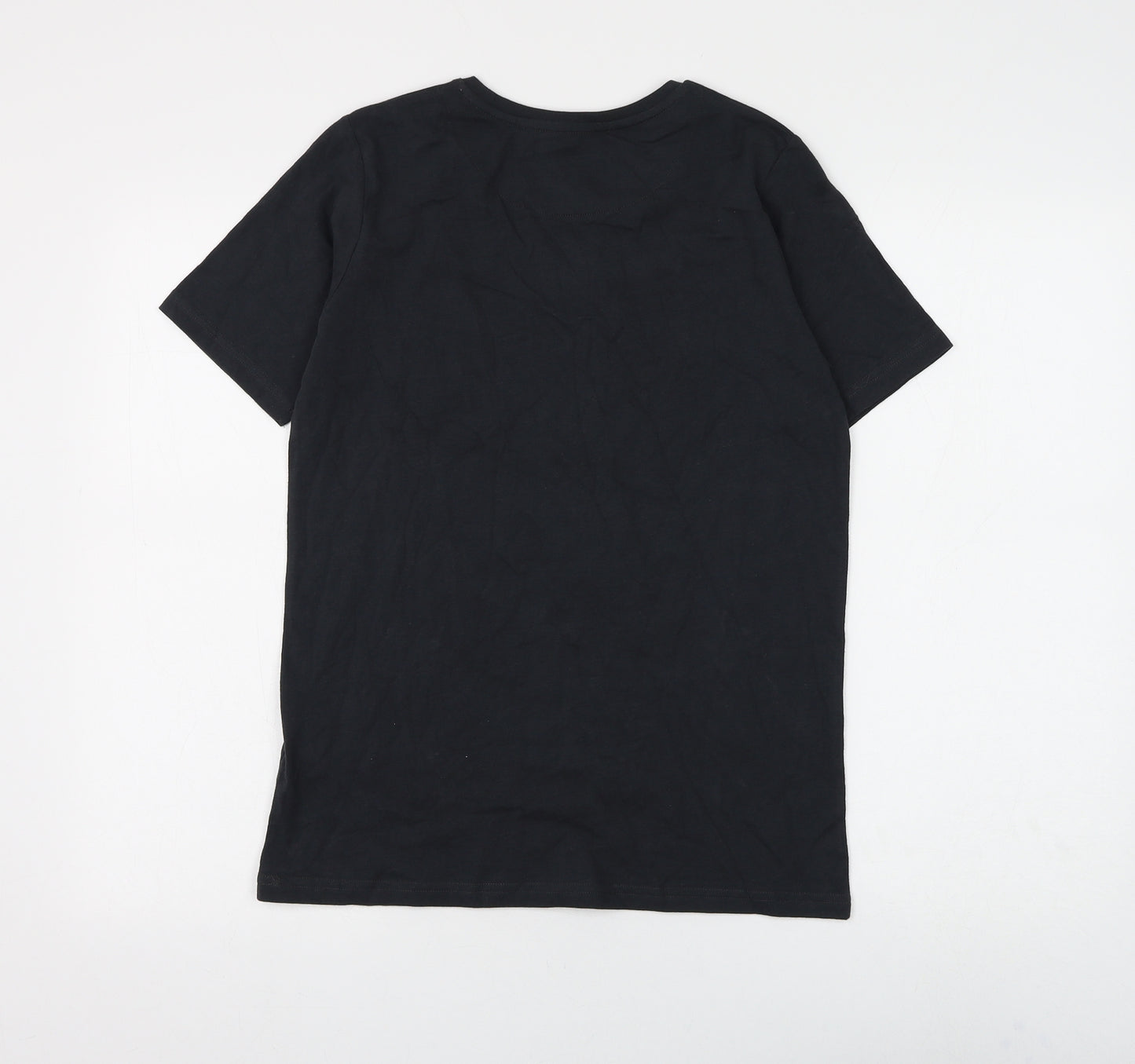 Marks and Spencer Boys Grey Cotton Basic T-Shirt Size 12-13 Years Round Neck Pullover - Playstation