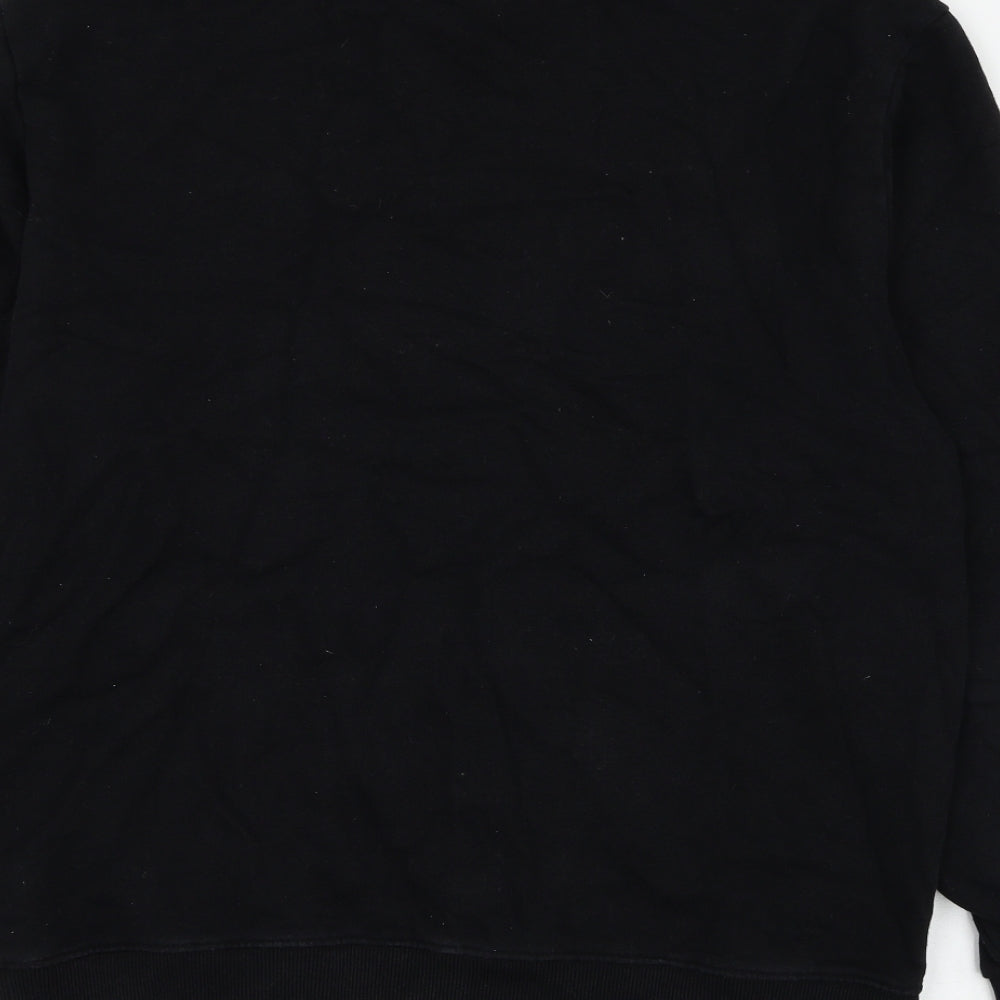 ASOS Mens Black Cotton Pullover Sweatshirt Size L - 4505