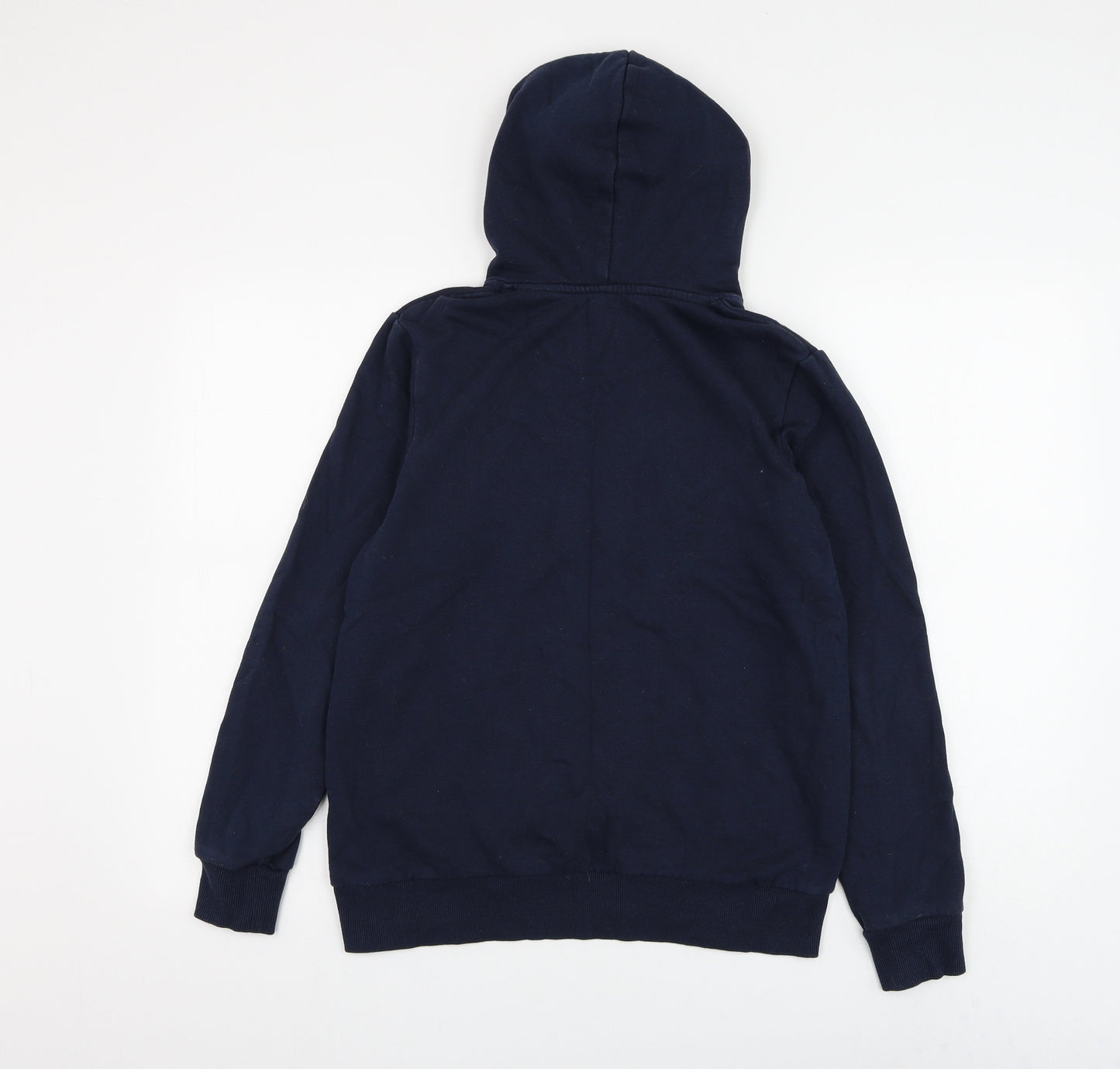 JACK & JONES Boys Blue Cotton Pullover Hoodie Size 14 Years Pullover