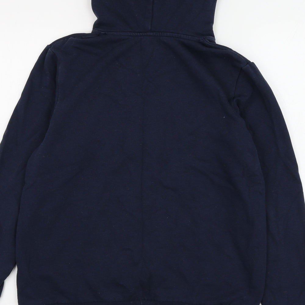 JACK & JONES Boys Blue Cotton Pullover Hoodie Size 14 Years Pullover